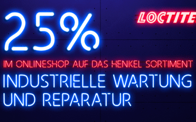 Seyffer ist Henkel Premium Partner – 25% im Onlineshop auf das Henkel Sortiment „Industrielle Wartung und Reparatur“