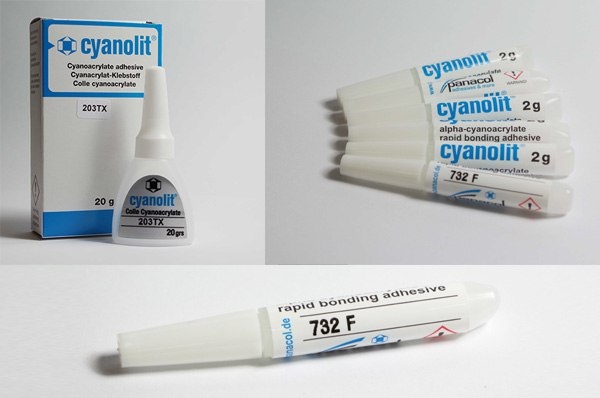 Cyanacrylat Klebstoffe - Cyanolit 203TX und Cyanolit 732F Cyanacrylat Klebstoffe - Cyanolit 203TX und Cyanolit 732F