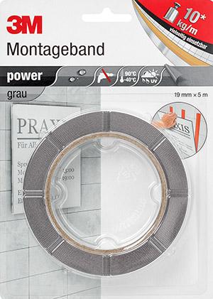3M Montageband Power - Doppelseitiges Klebeband 3M Montageband Power - Doppelseitiges Klebeband