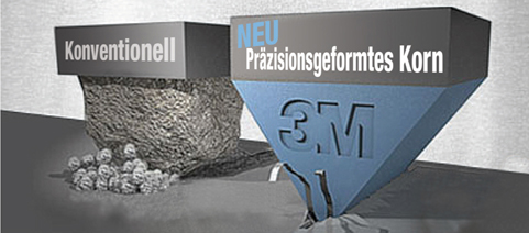 Schleifen mit präzisionsgeformten Korn von 3M