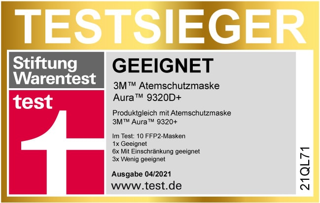 Onlineshop Ffp2 Maske Aura 9320 Der Testsieger Von 3m