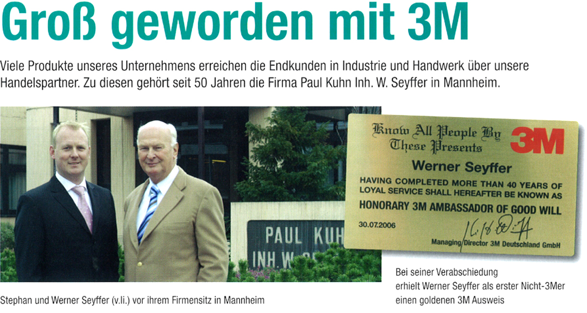 Auszug aus der 3M intern, Ausgabe 4, 07/2009